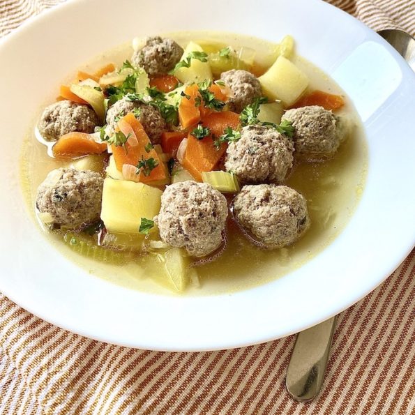 Turkey Meatball Soup