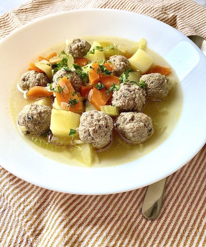 Turkey Meatball Soup