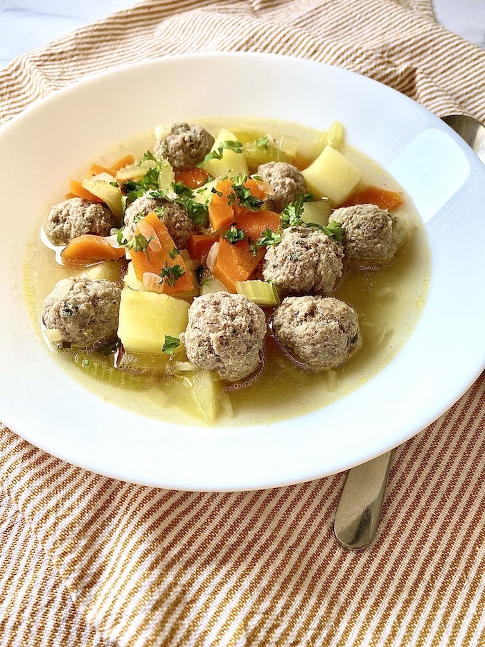 Turkey Meatball Soup