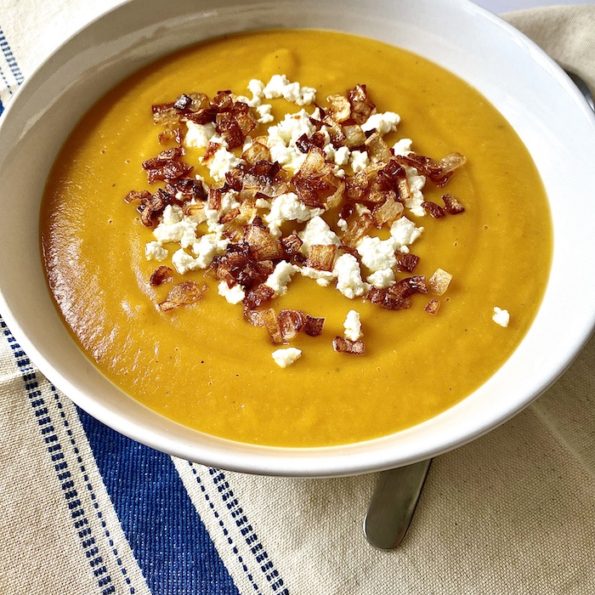 Sweet potato and ginger soup