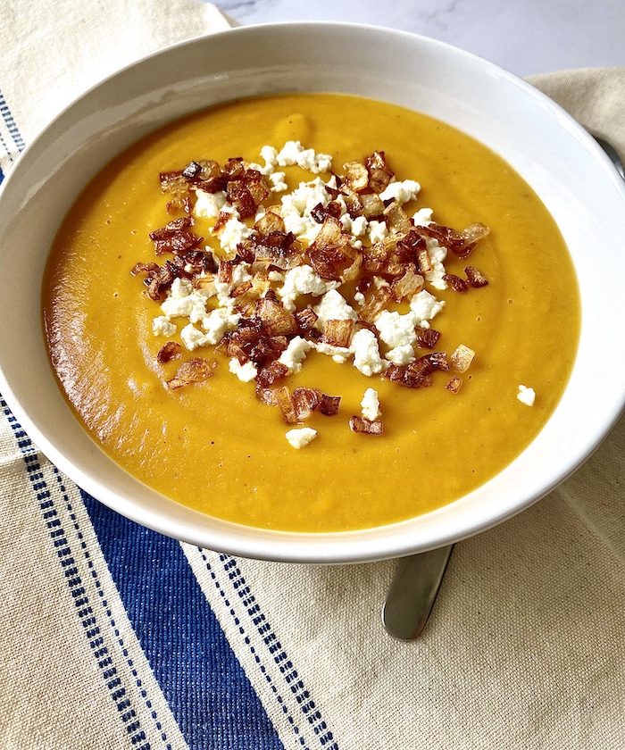 Sweet potato and ginger soup