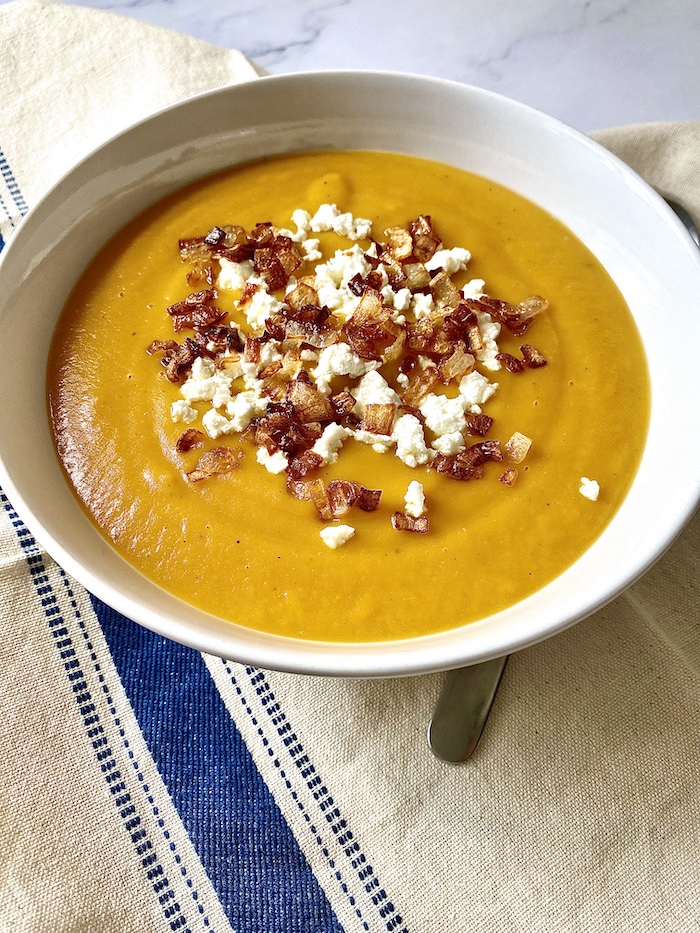 Sweet potato and ginger soup