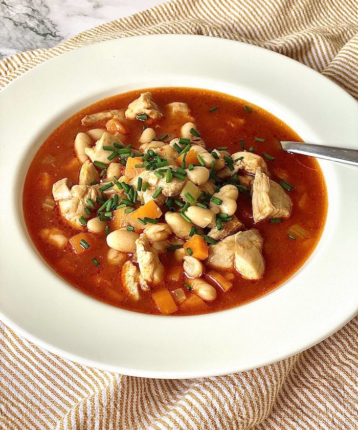 Spicy Chicken and Bean Soup