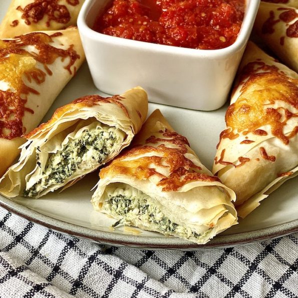 Chicken and Spinach Parcels