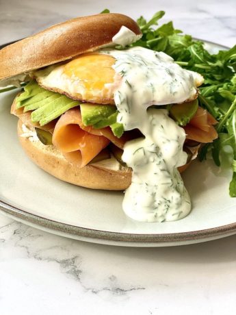 Ultimate Breakfast Salmon Bagel