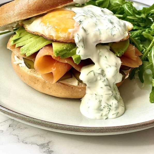 Ultimate Breakfast Salmon Bagel