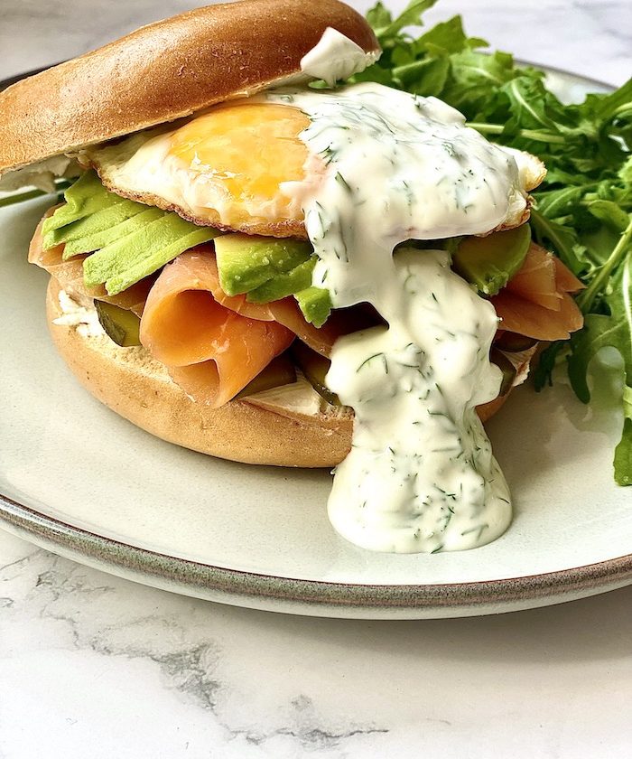 Ultimate Breakfast Salmon Bagel