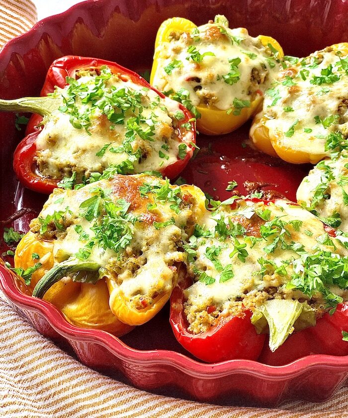 Spicy Stuffed Bell Peppers