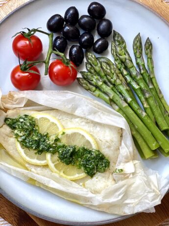 Lemon Cod with Parsley and Garlic