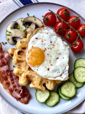 Breakfast Savoury Waffles