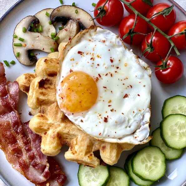 Breakfast Savoury Waffles