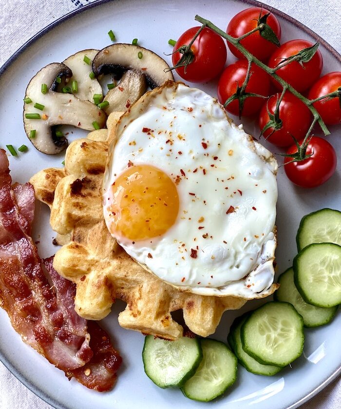 Breakfast Savoury Waffles