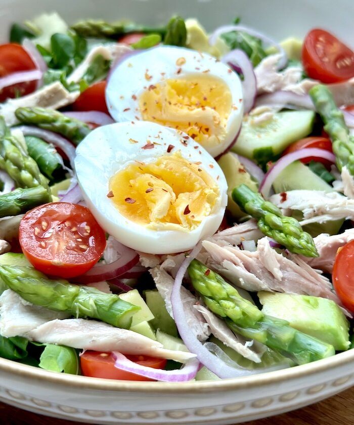 Chicken Salad with Roasted Garlic Dressing