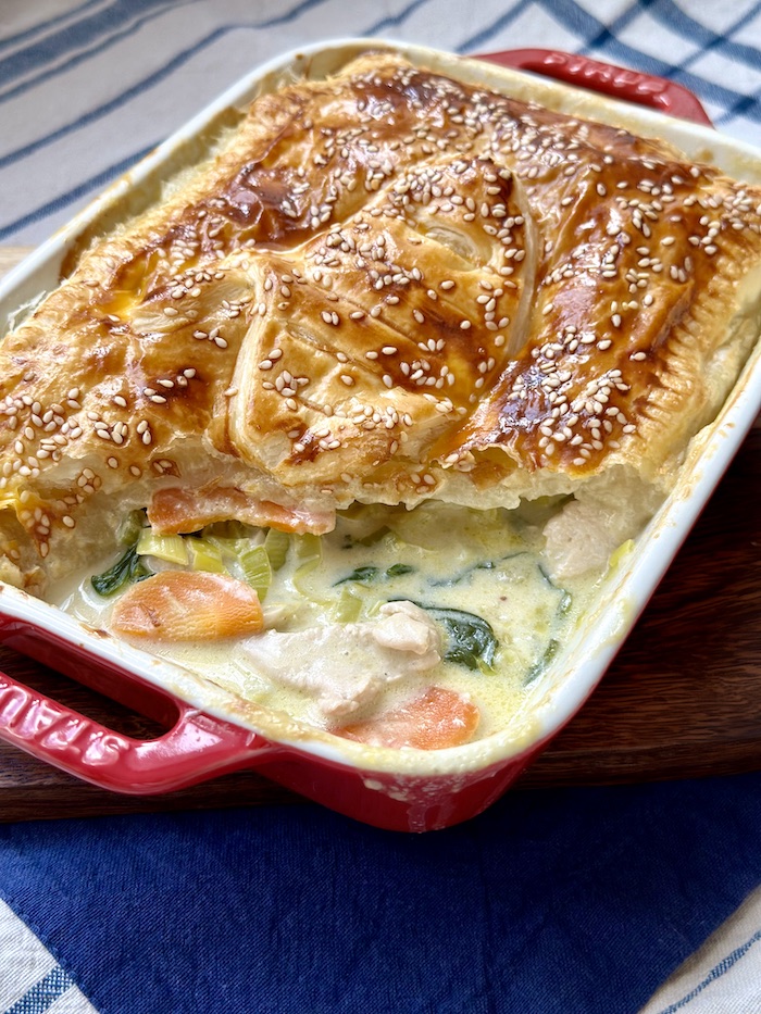 Chicken and Leeks Pie