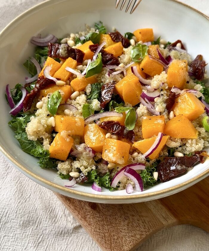 Quinoa, Kale and Butternut Squash Salad