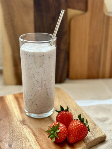 Berry and Cottage Cheese Smoothie