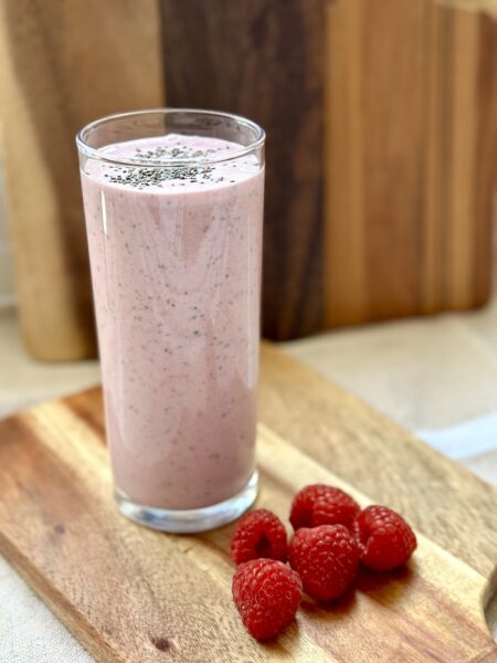Coconut and Raspberry Smoothie