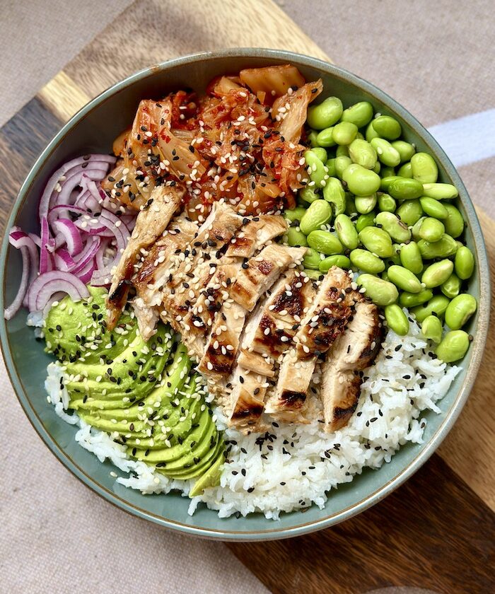 Honey Soy Garlic Chicken Bowl