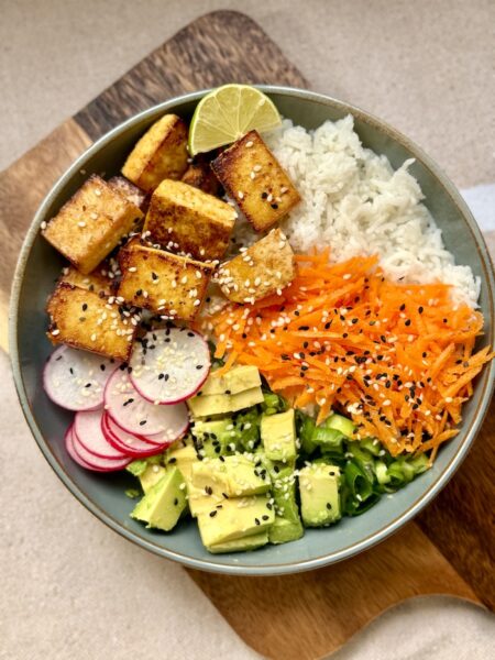Maple Soy Tofu Bowl