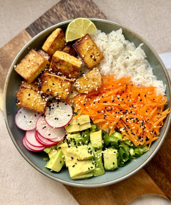 Maple Soy Tofu Bowl