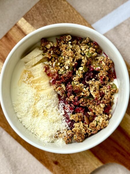 Protein Rich Berry Oat Crumble