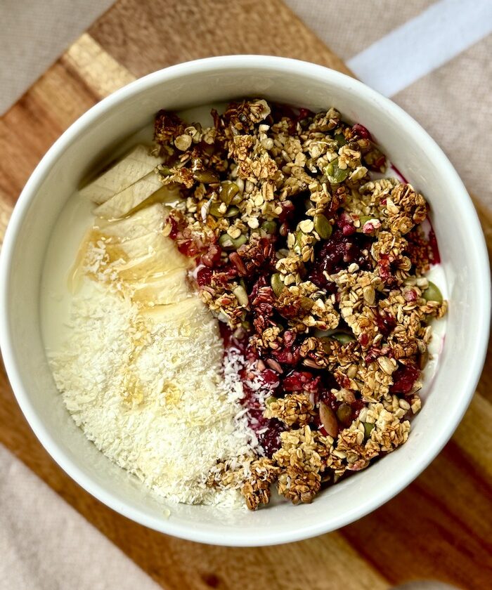 Protein Rich Berry Oat Crumble