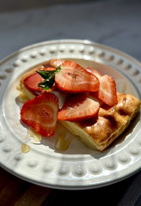 Sweet Cottage Cheese Bake