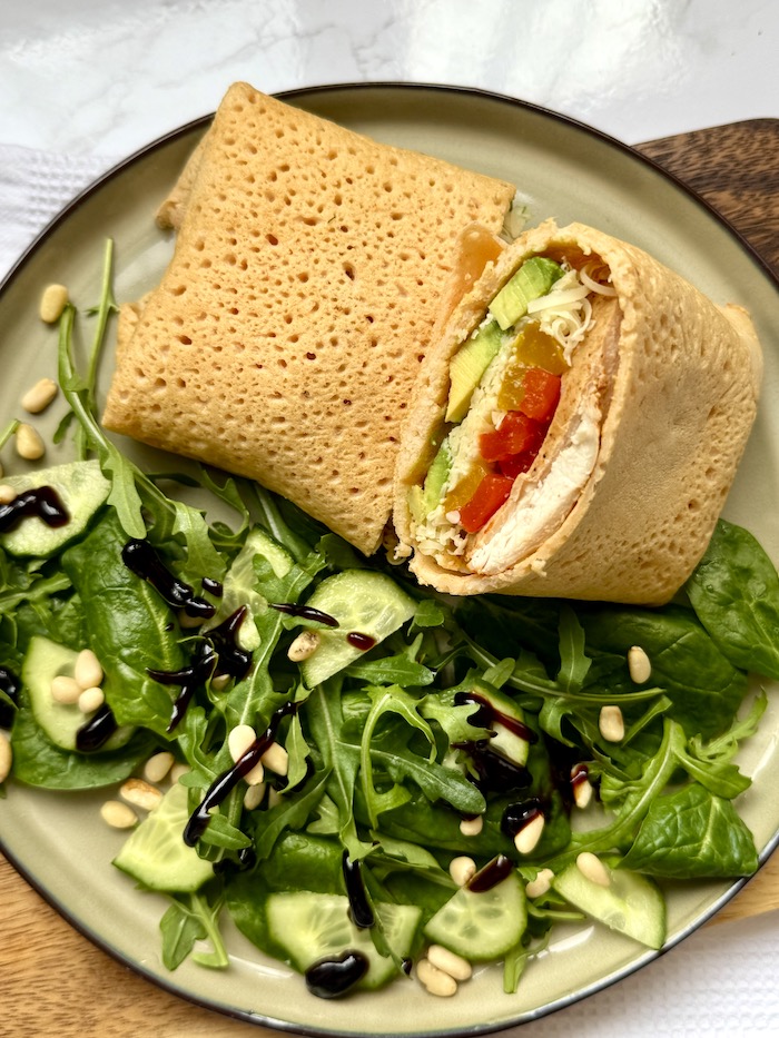 Red Lentil Breakfast Wraps