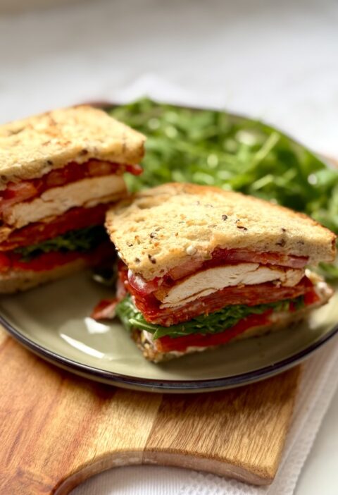 Paprika Chicken and Chorizo Sandwich