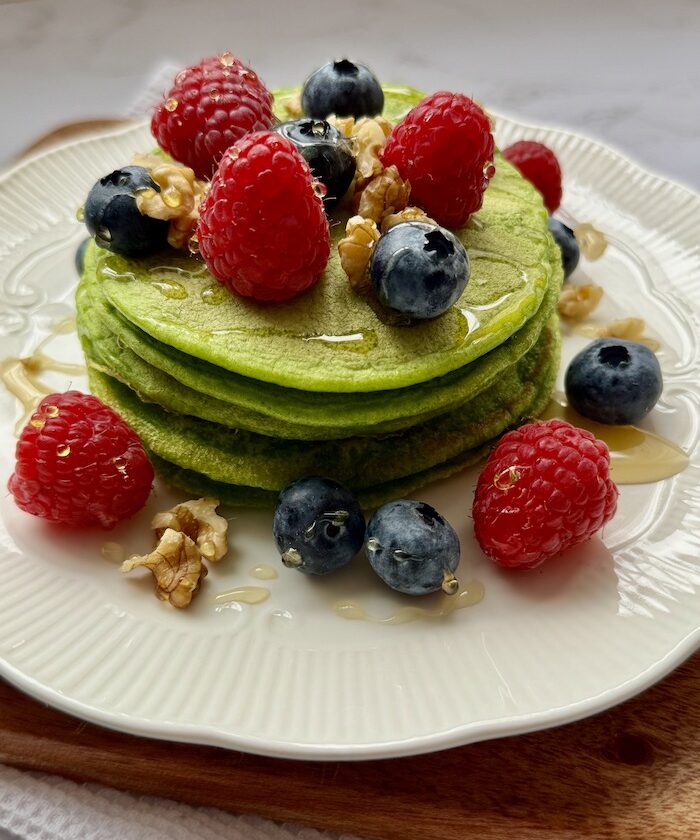 Sweet Spinach Pancakes