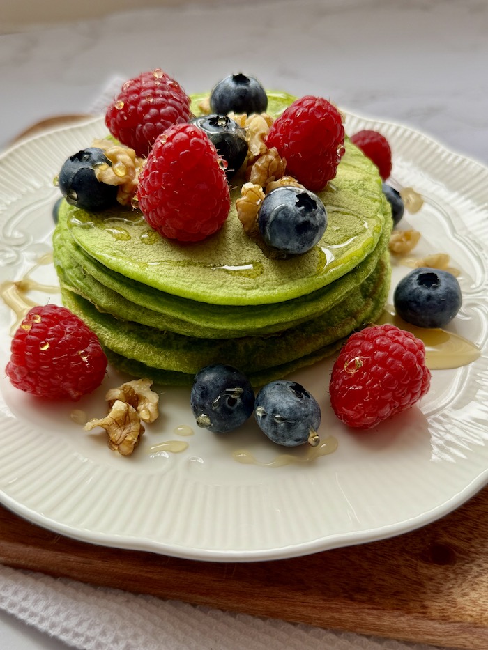 Sweet Spinach Pancakes