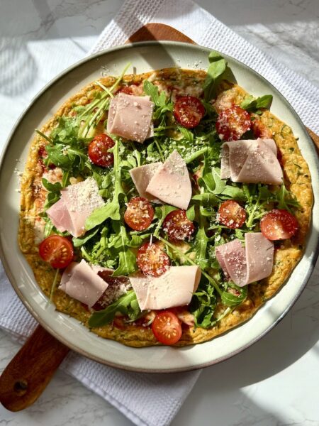 Courgette Crust Pizza