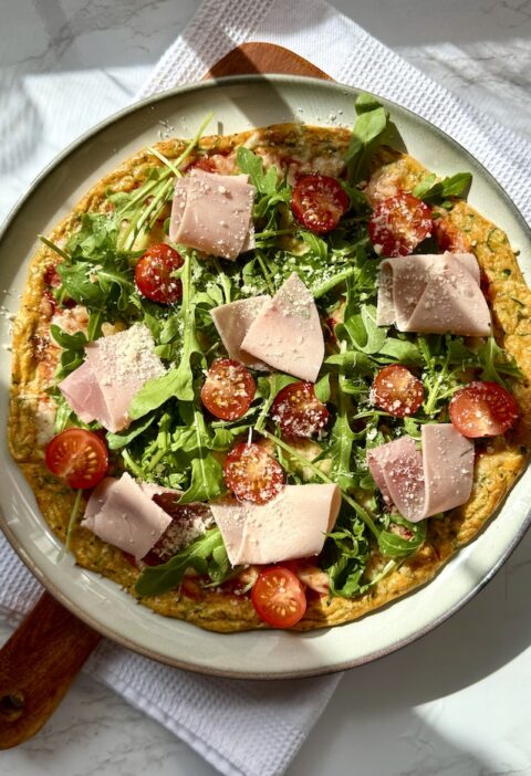 Courgette Crust Pizza