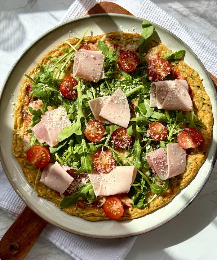 Courgette Crust Pizza