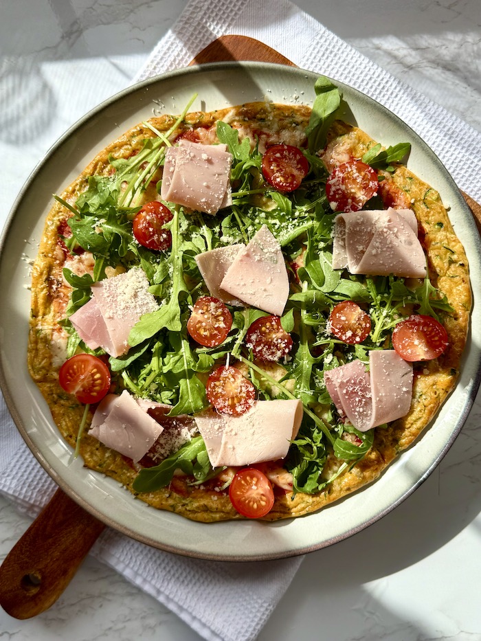 Courgette Crust Pizza
