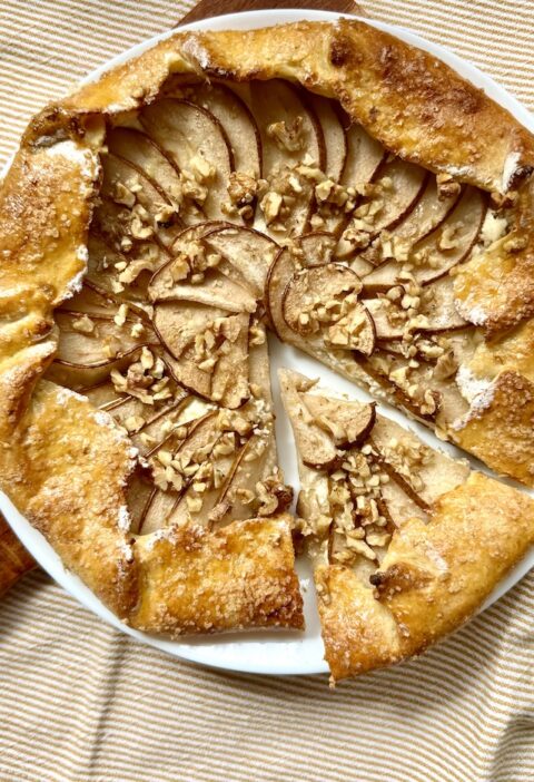 Pear and Walnut Galette