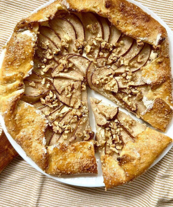 Pear and Walnut Galette