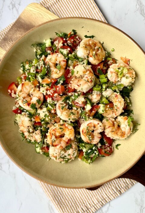 Herby Prawn Couscous