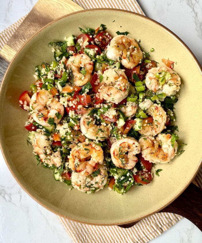 Herby Prawn Couscous