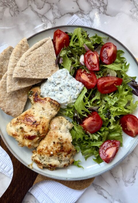Greek Yoghurt & Mint Chicken Thighs