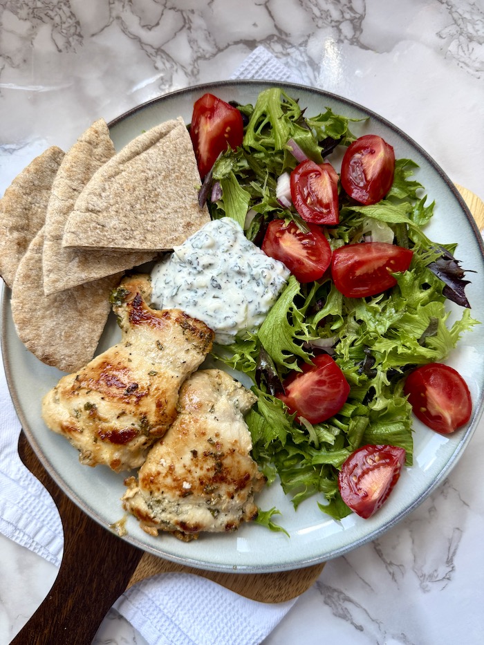 Greek Yoghurt & Mint Chicken Thighs