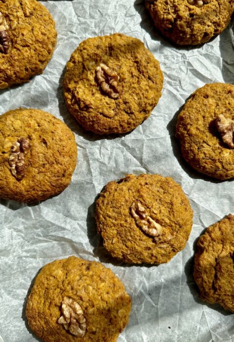 Carrot Walnut Cookies