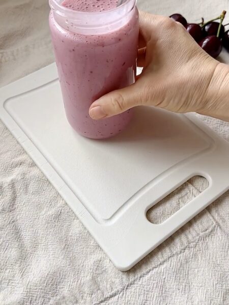 Cherry Banana Kefir Smoothie