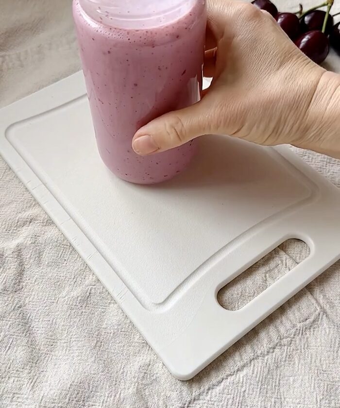 Cherry Banana Kefir Smoothie
