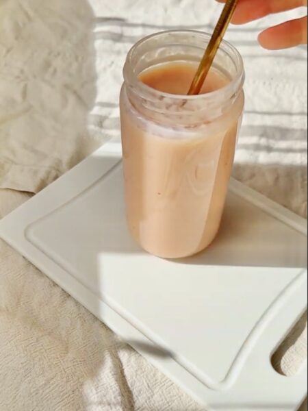 Papaya and Banana Kefir Smoothie