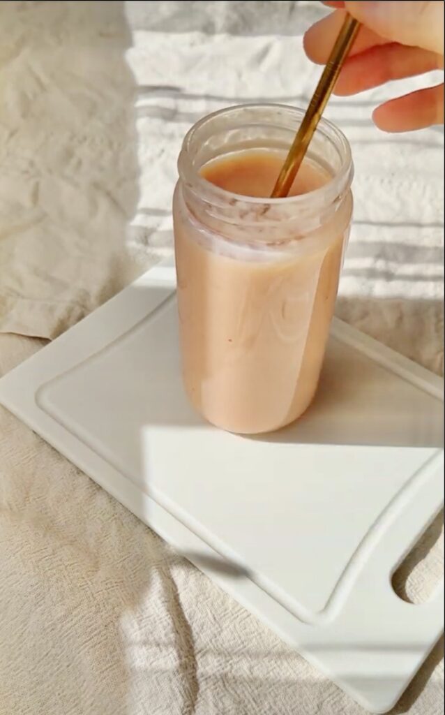 Papaya and Banana Kefir Smoothie